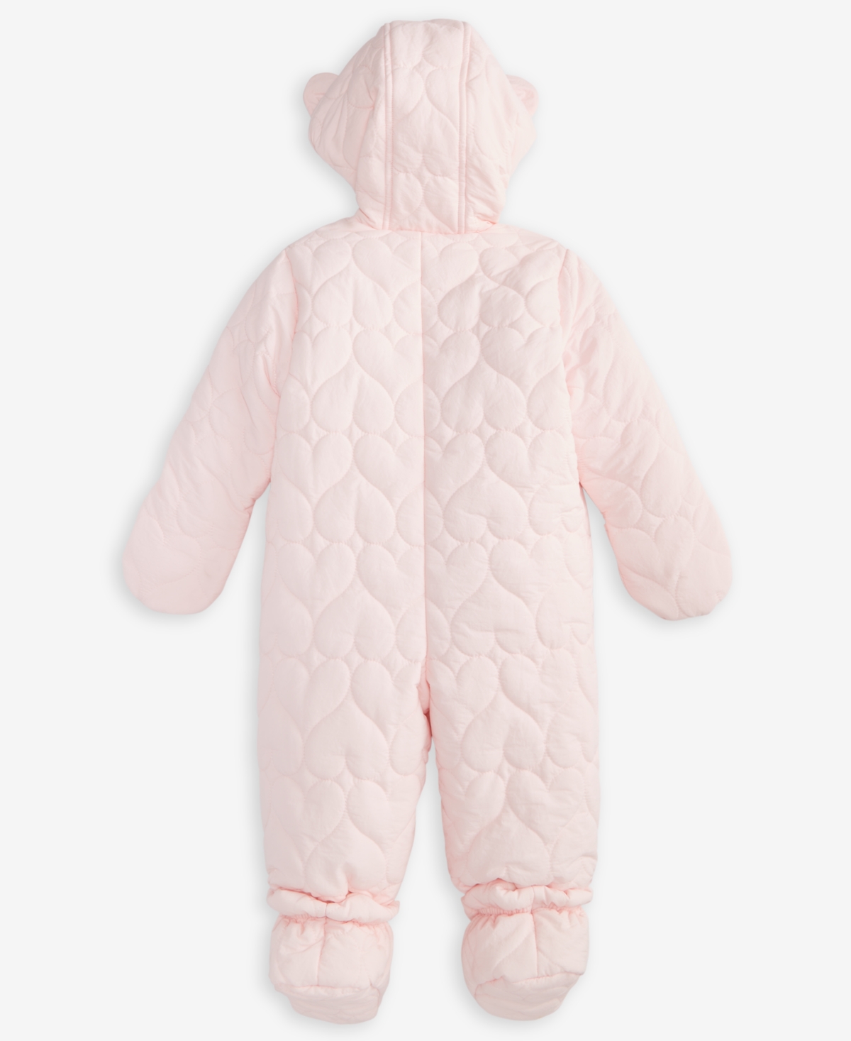 First Impressions Baby Girls Bear Hooded Quilted Footed Snowsuit, Macy's Exclusive
