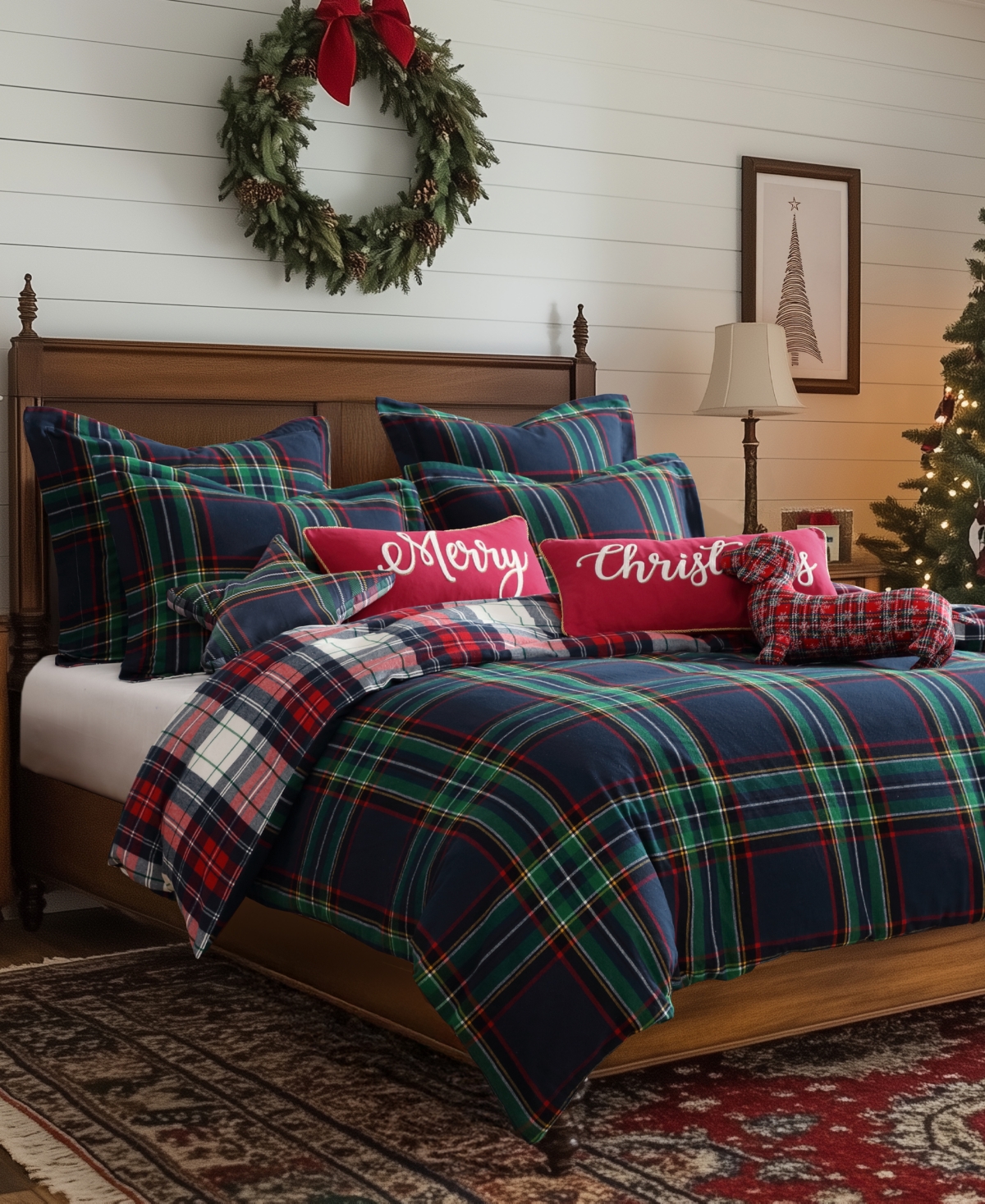 Levtex Spencer Plaid Flannel 2-pc. Duvet Cover Set, Twin In Multi