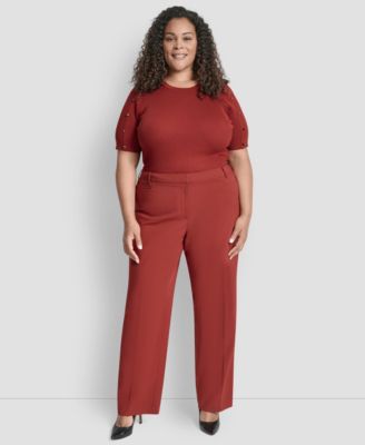 Plus Size Modern Fit Trousers