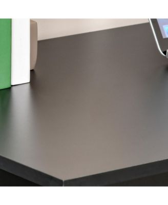 47" Home Office Computer Desk with 6-Tier Shelves,