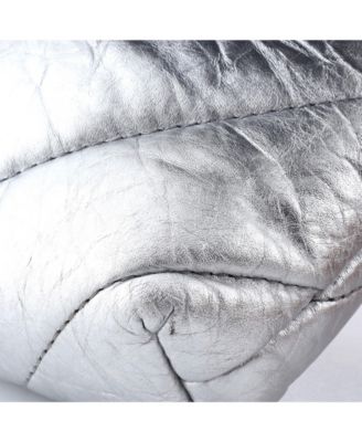 Small Crush Chain Flap Bag Quilted Crushed Calfskin