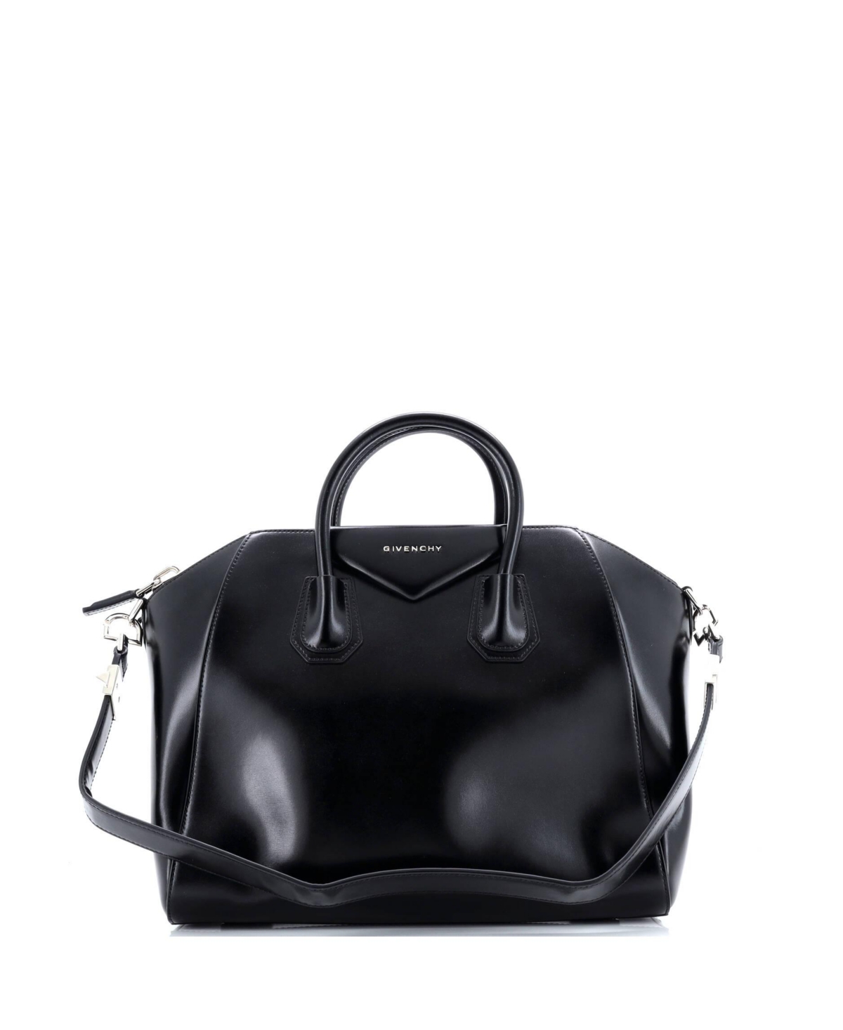 Pre-Owned Givenchy Medium Antigona Bag Glazed Leather