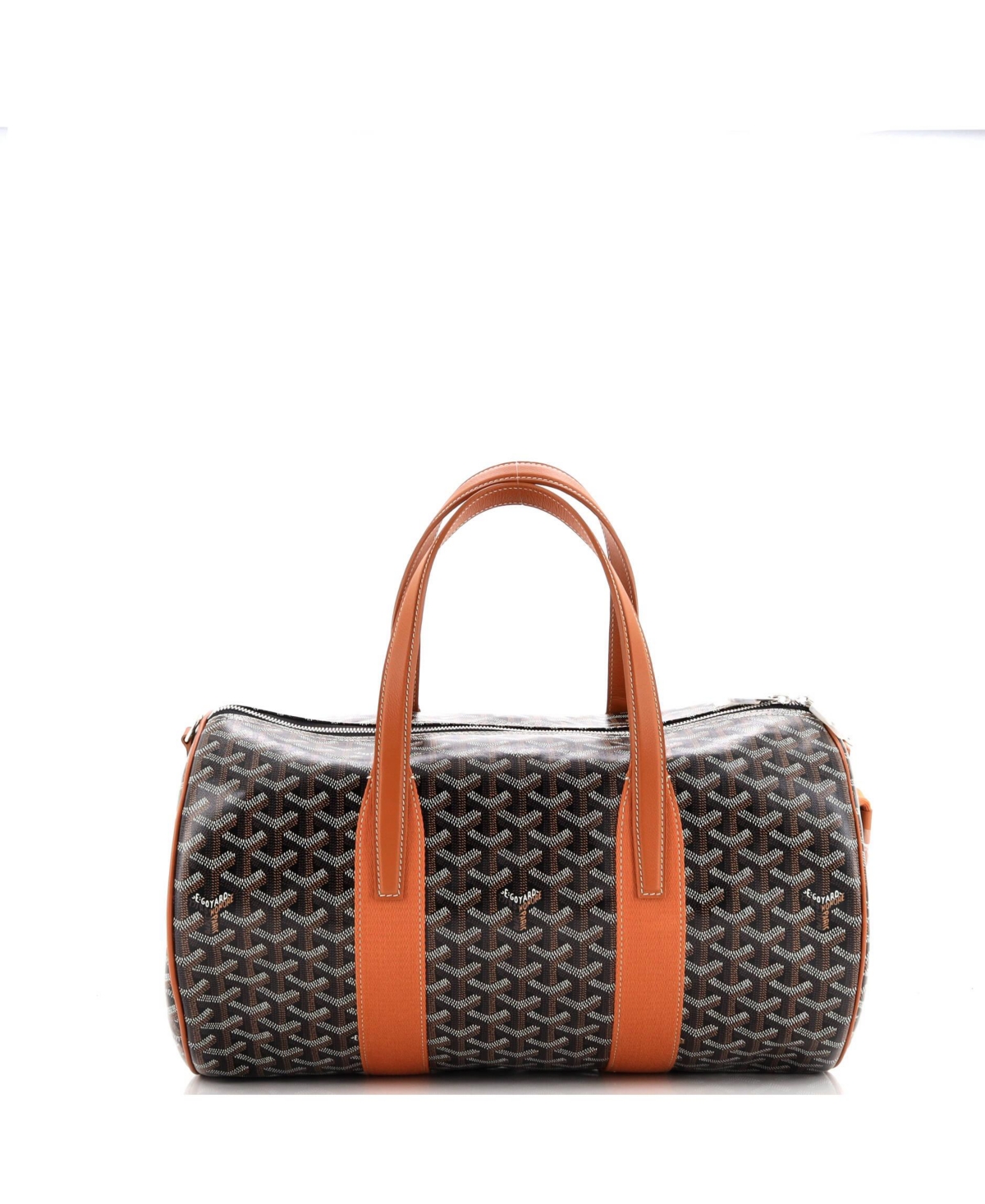 Pre-Owned Goyard 40 Barrel Sport Duffle Bag Coated Canvas