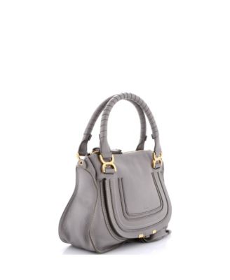 Medium Marcie Satchel Leather