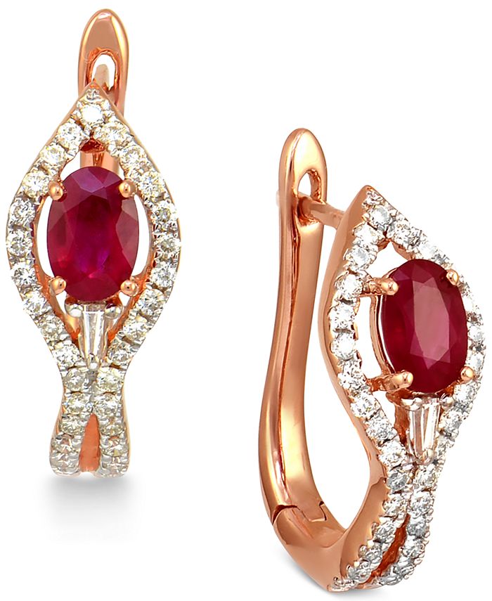 Macys ruby earrings sale
