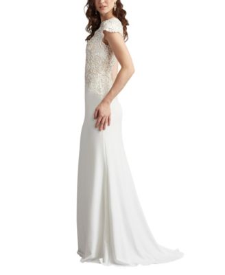 Women's Isadora Embroidered Crepe Gown