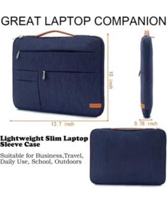 14 inch Laptop Sleeve Bag, Slim Shockproof Handbag, Computer Carrying Case Cover Compatible with MacBook Air/Pro,Asus Dell HP Blue