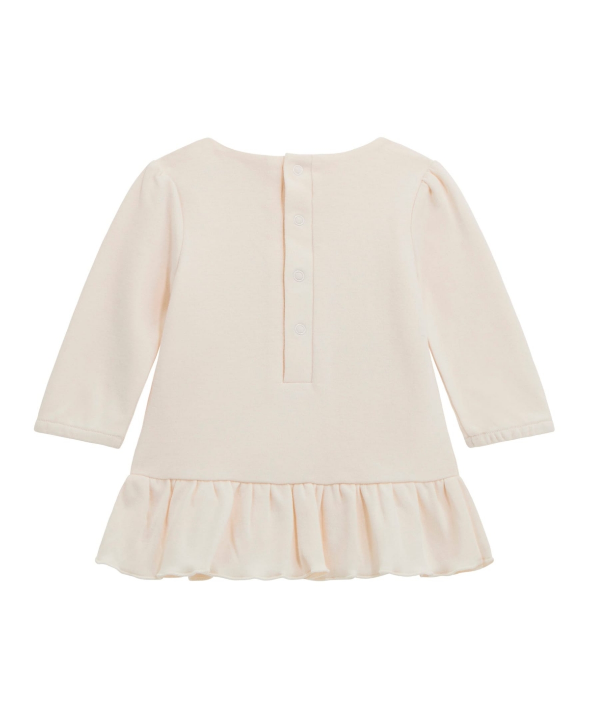 Guess Baby Girls Long Sleeve Dress In White