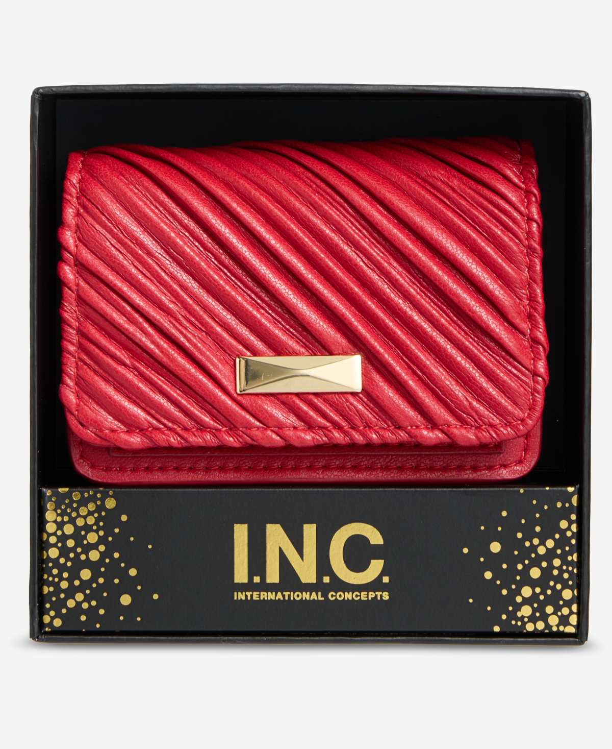 I.n.c. International Concepts Boxed Izzii Ruched Mini Bag, Macy's Exclusive