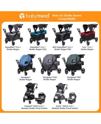 Ride-On Stroller Board Black