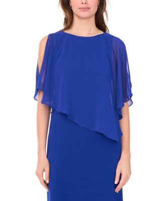 Women's X Back Overlay Maxi Dress