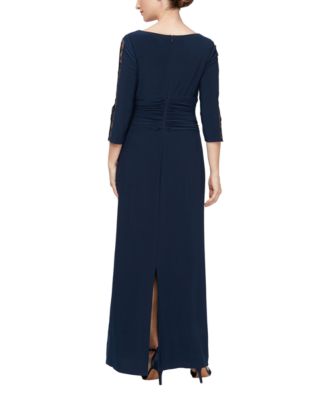 Women's Crewneck Long Gown