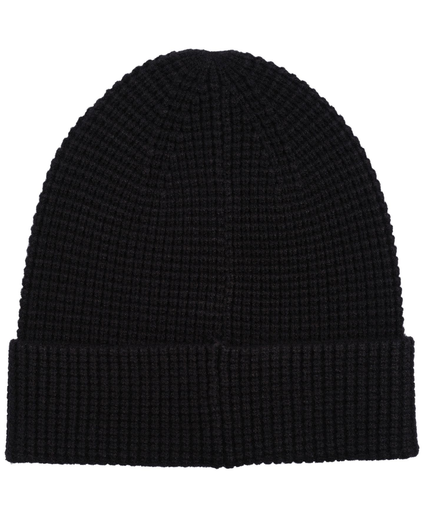 Мужская шапка Alfani Cuffed Waffle Beanie, цвет: Чёрный — фото 3