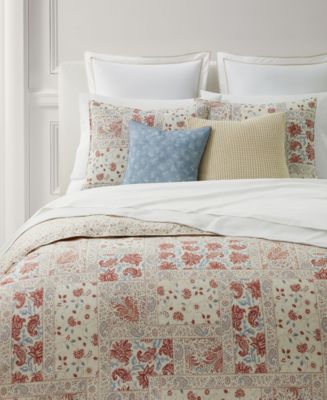 Ralph Lauren コンフォーターカバー　190x210cm モンゴメリー Lauren Ralph Lauren Gemma Cotton Sham, European - Macy's
