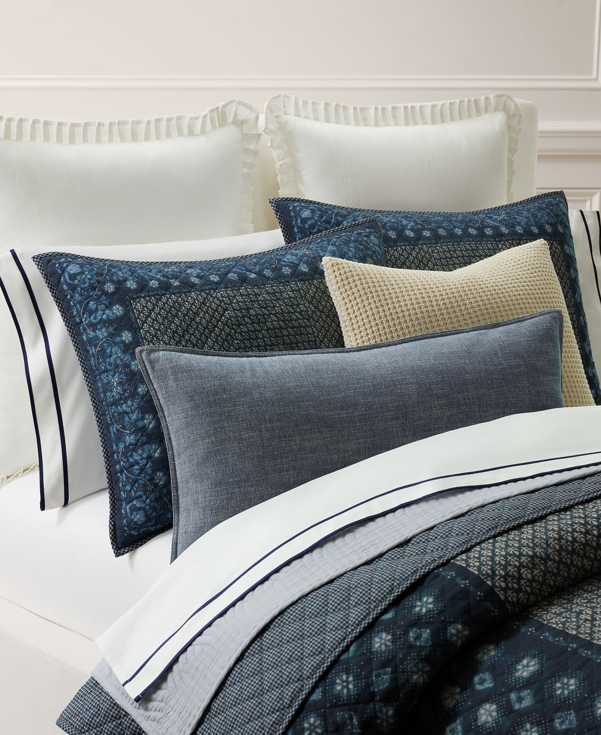 Lauren Ralph Lauren Beckett Diamond-Stitched Cotton Quilt