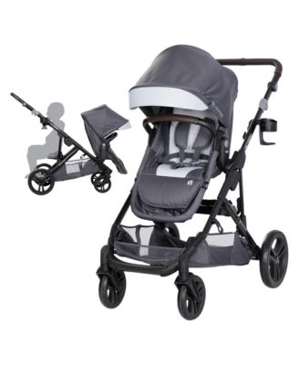Baby Morph Single to Double Modular Stroller - Dash Grey