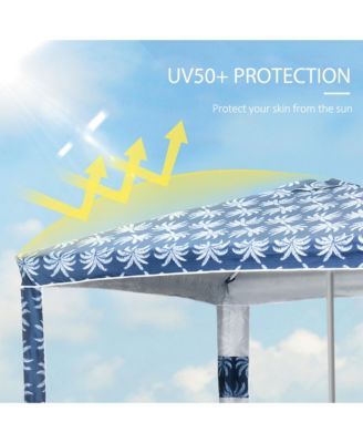 6.5' Weighted Cabana Beach Umbrella w/ bags, Carry Bag,