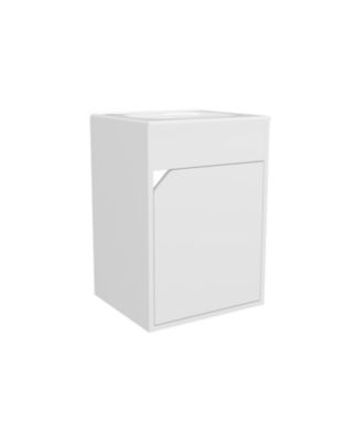 Nelson Bathroom Floating Vanity, Wenge