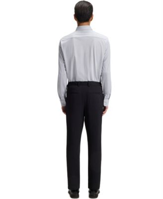 Men's Printed Cotton Blend Slim-Fit Dress Shirt