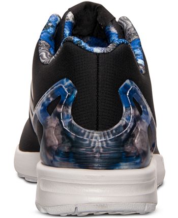 adidas Men s ZX Flux Print Running Sneakers from Finish Line Macy s