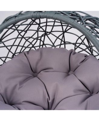 Cat Swing Bed with Stand and Cushion Indoor Outdoor Hammock for Cats and Small Pets