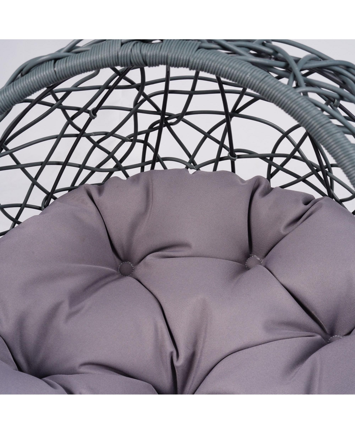 Cat Swing Bed with Stand and Cushion Indoor Outdoor Hammock for Cats and Small Pets