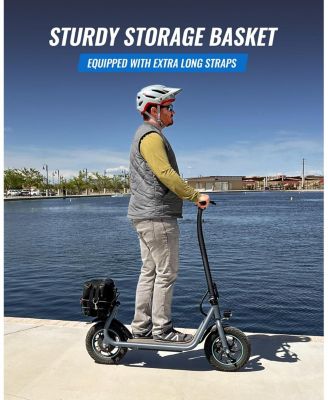Foldable Electric Scooter, 550W Motor, 18.6 MPH Max Speed, 20 Miles Range