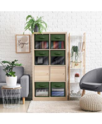 Sorbus 11 Inch Storage Bins with Clear Window