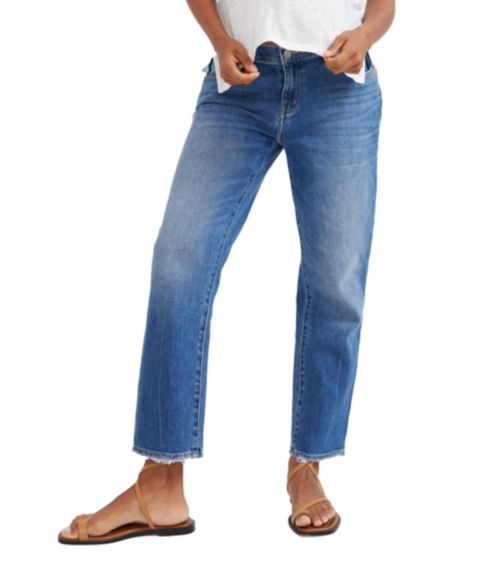 Женские джинсы HATCH Collection Maternity Under the Bump Boyfriend Jean, цвет: Индиго