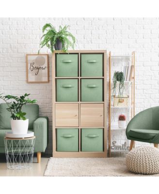 Foldable Storage Cubes with Handle- for Organizing Home, Shelves, Nursery, Playroom