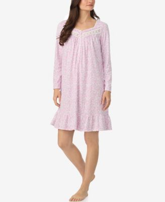 Women's Long Sleeve Short Nightgown