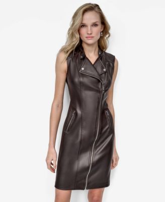 Women's Sleeveless Collared Sheath Dress