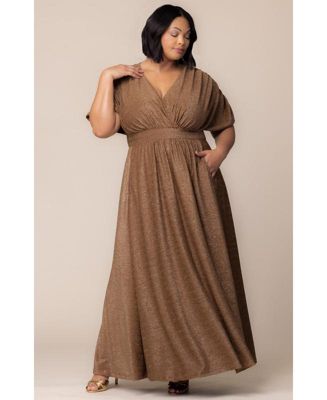 Plus Size Geneva Sparkling Evening Gown