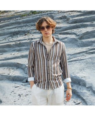 Men's Multitrack-Striped Shirt