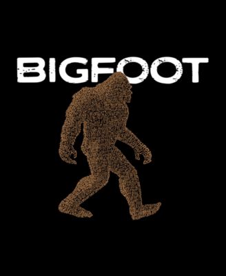 Plus Size Bigfoot Word Art V-Neck T-Shirt