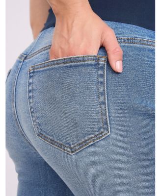 Women's Secret Fit Over the Belly Slim Straight Leg Jeans - Motherhood Maternity