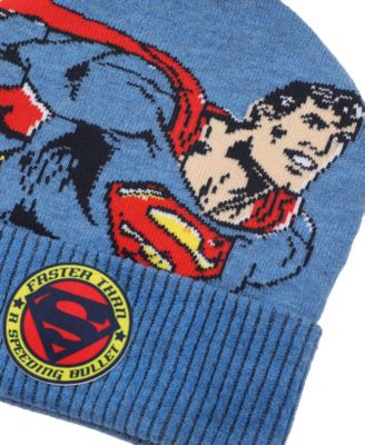 Superman Big Boys' Hat and Gloves, 2-Piece Set