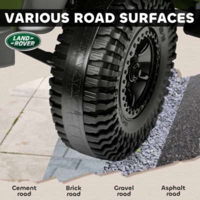 Kids Electric Car, Land Rover Licensed Off-Road Ride On Car,