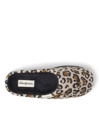 Women's Quilted Velour Clog House Slipper