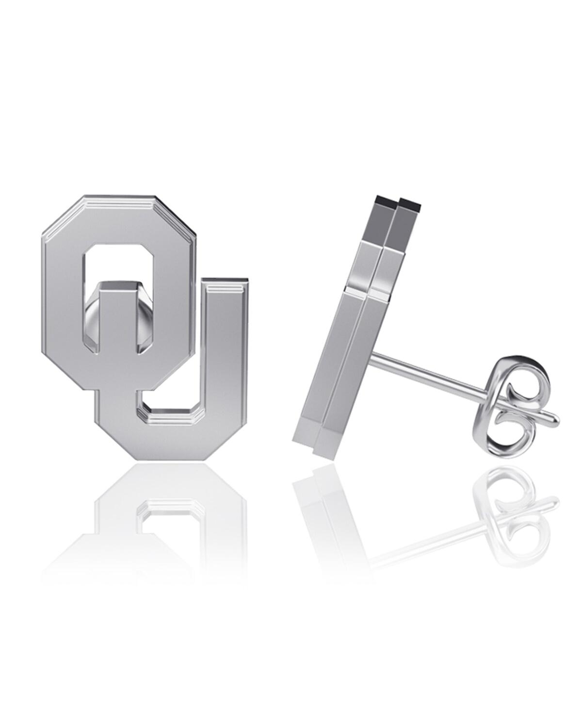 Oklahoma Sooners Silver Post Earrings