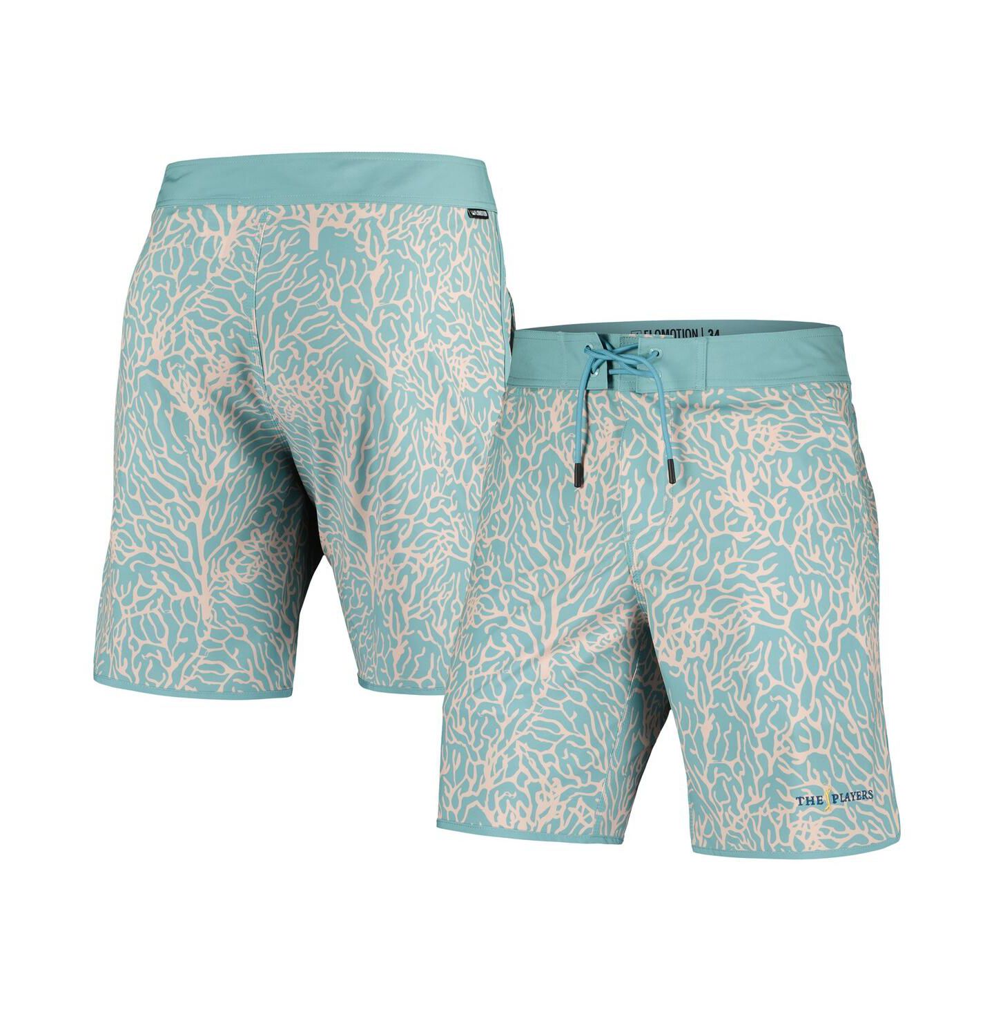 Мужские шорты Flomotion Blue the Players Coral Reef Board Shorts — фото 1