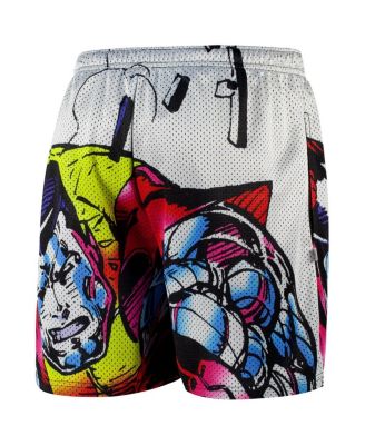 Men's Red X-Men Colossus Retro Shorts
