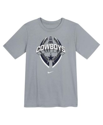 Preschool Gray Dallas Cowboys Icon Legend Performance T-Shirt