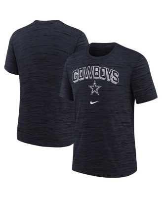 Nike - Baby Boys and Girls Navy Dallas Cowboys Sideline Velocity Performance T-Shirt