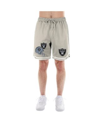 Men's Light Beige Las Vegas Raiders Stone Multi Patch Shorts