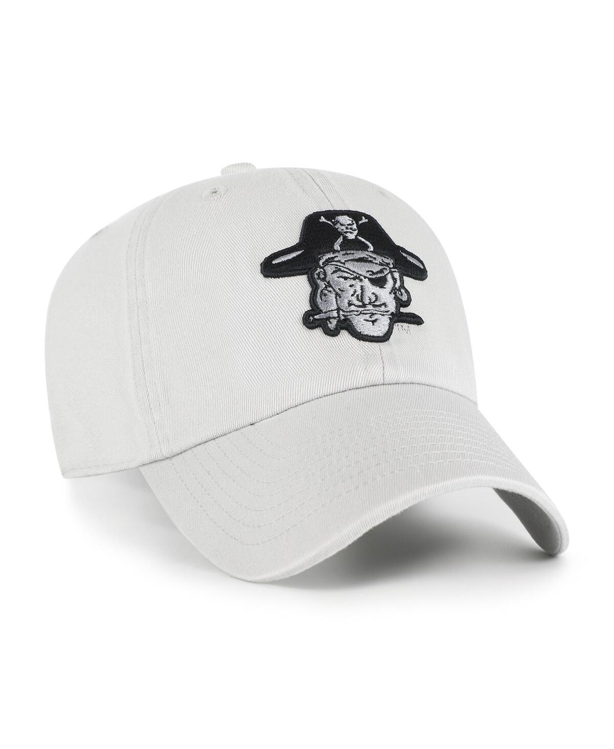 '47 Brand Men's Gray Ecu Pirates Vault Clean Up Adjustable Hat