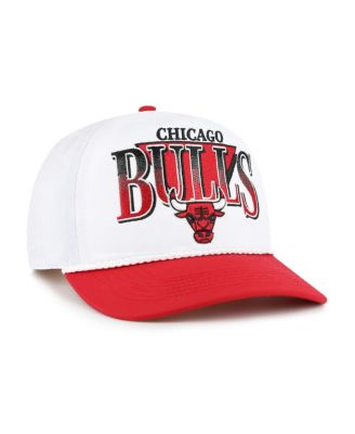 Men's White/Red Chicago Bulls Tribute Two-Tone Hitch Adjustable Hat