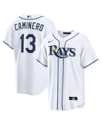 Nike - Baby Boys and Girls Junior Caminero White Tampa Bay Rays Home Replica Jersey