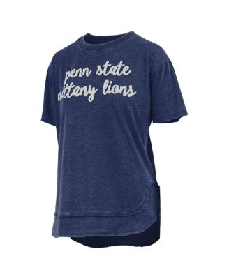 Women's Navy Penn State Nittany Lions Poncho T-Shirt