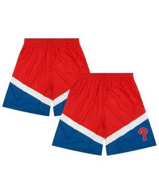 Men's Red Philadelphia Phillies Color Blocked Shorts
